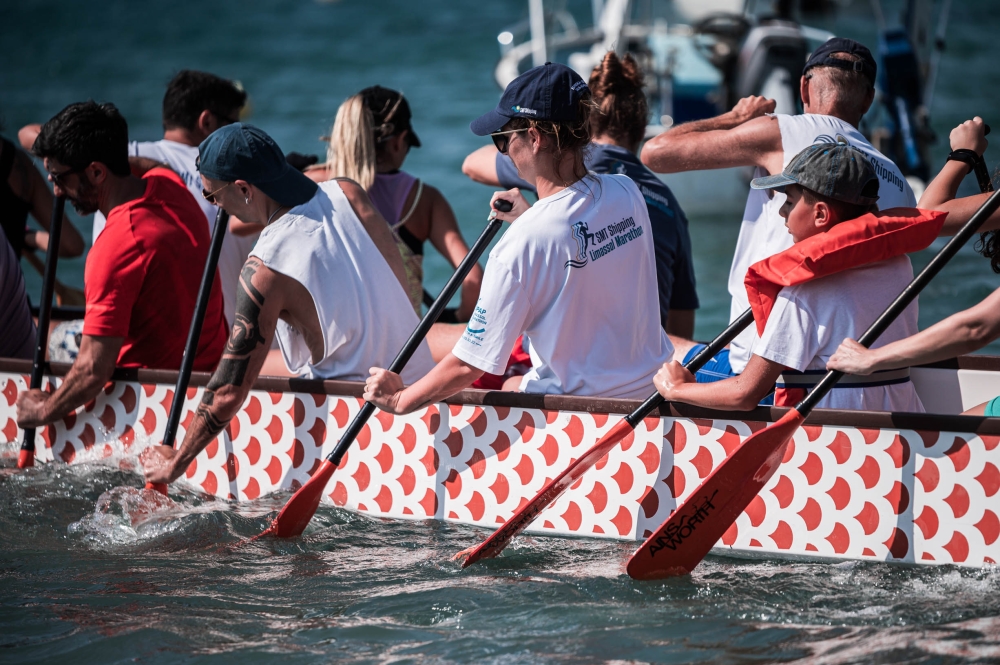 Dragon Boats & Eco-Action: SMT Shipping champions beach clean-up in Limassol as part of the OPAP Limassol Marathon