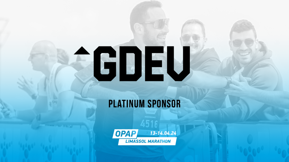 GDEV “runs” at the OPAP Limassol Marathon