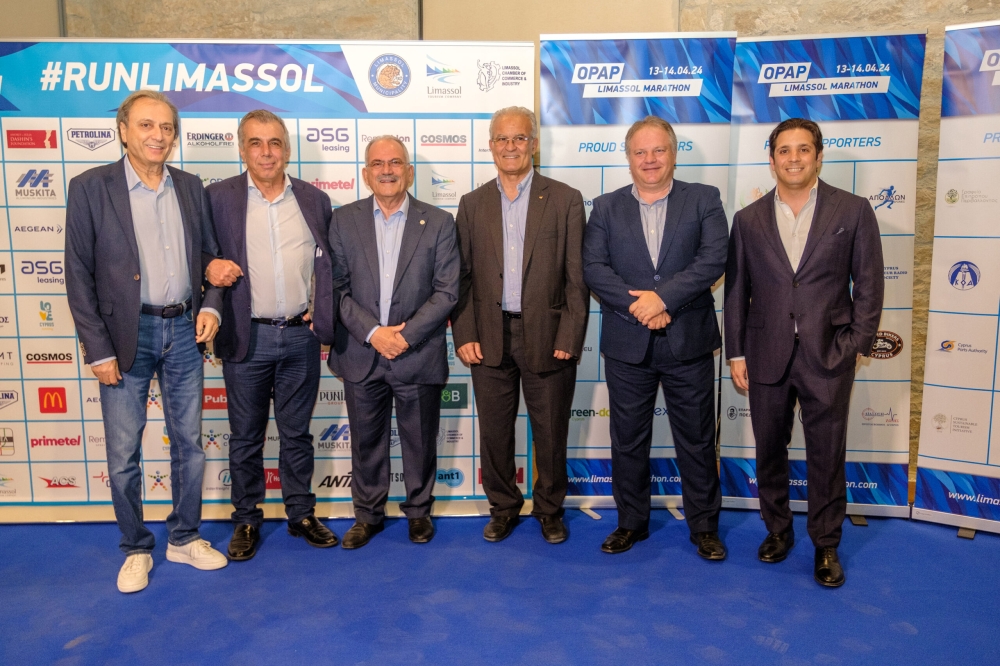 Στη γραμμή εκκίνησης με νέα ρεκόρ ο ΟΠΑΠ Μαραθώνιος Λεμεσού – Παρουσιάστηκαν οι λεπτομέρειες στο Cocktail Party υπό την αιγίδα της CNP Ασφαλιστικής